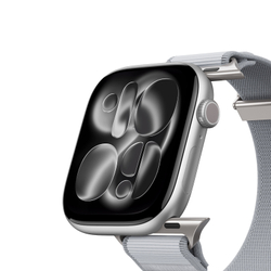 Ремешок светло-серого цвета с магнитной фиксацией для смарт часов Apple Watch размером 38, 40, 41 и 42MM, серия Strap (YM Series) от Dux Ducis