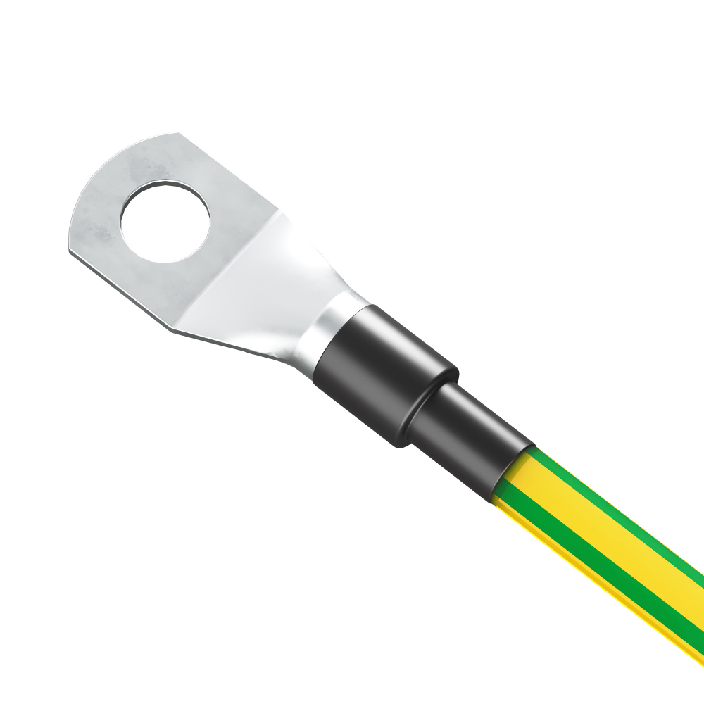 Заземляющий проводник, 1500 мм, медь 16 мм2, М8