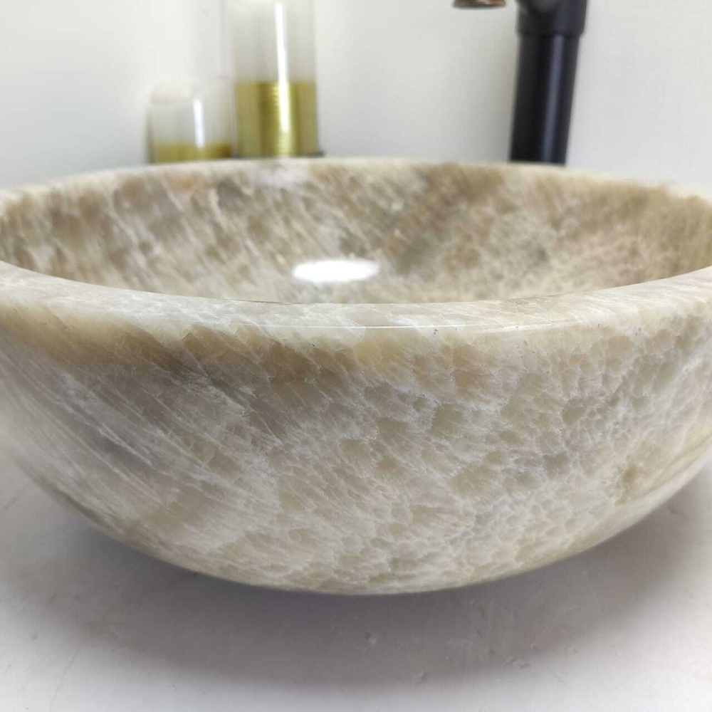 Раковина из оникса Bowl Grey TinLip BO-60582 TinLip 40*40*15
