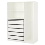 Шкаф - IKEA PAX/ПАКС ИКЕА, 58х150х201,2 см, белый