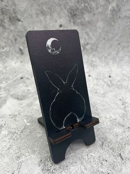 Подставка для телефона деревянная