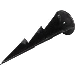 Держатель грунтовый ЭРА ДГ-02 для прожекторов и ландшафтных светильников черный для крепления в грунт