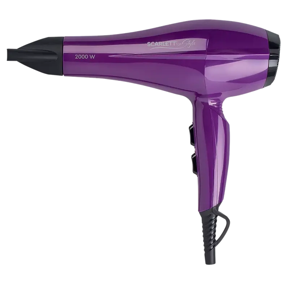 Фен SCARLETT SC-HD 70 I69 фиолетовый с черным