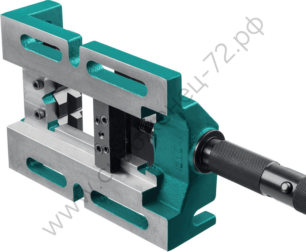 KRAFTOOL 100 мм, Станочные трехсторонние сверлильные тиски (32716-100)