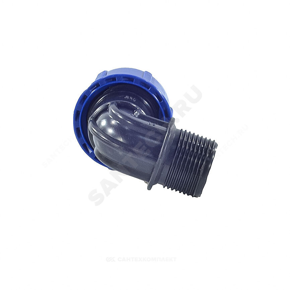 Отвод компрессионный ПЭ Дн 20х3/4"х90гр НР Ру16 RTP (РосТурПласт) 11550