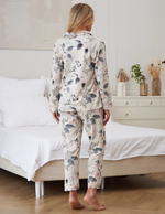 Пижама жен. б/в штаны+рубашка д/р 2641