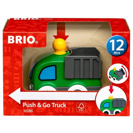 BRIO - Игрушечный грузовик Push & Go 028600 / артикул   028600  / GTIN 7312350302868