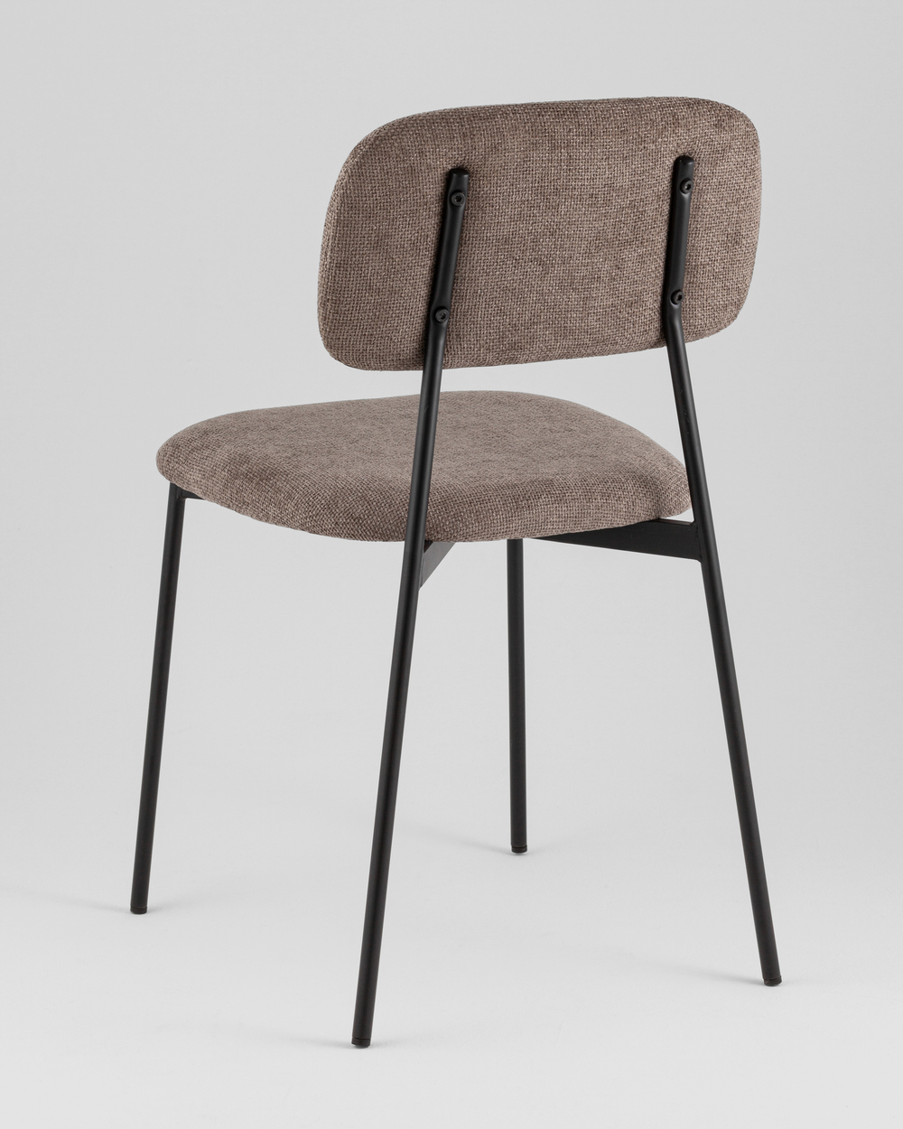 Стул Chao коричневый черные ножки