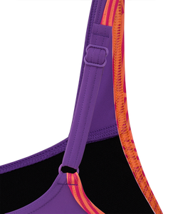 Купальник для плавания Line Purple, нейлон