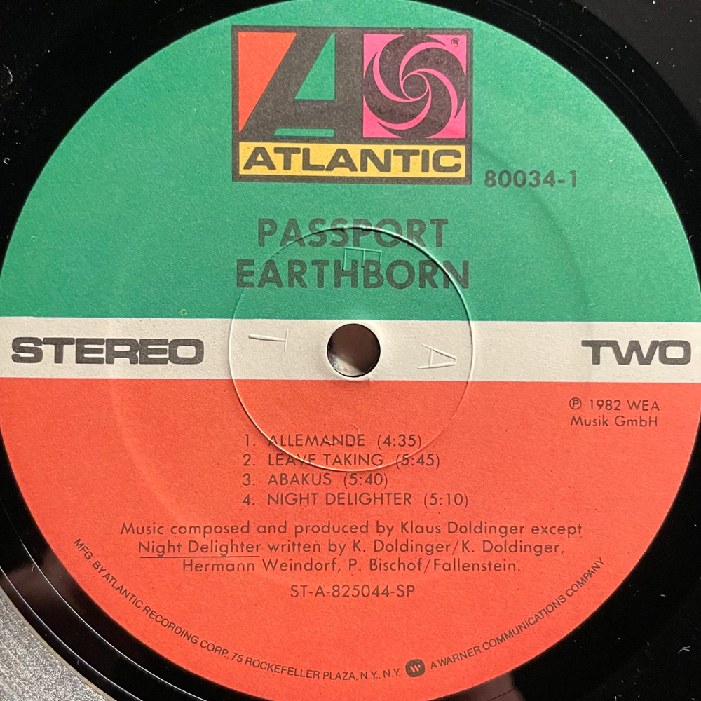 Passport ‎– Earthborn (США 1982г.)