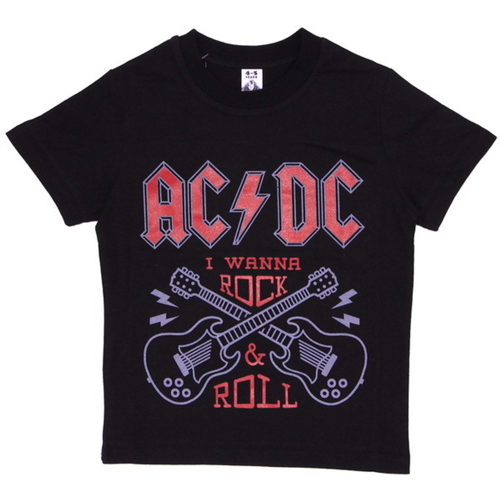 Футболка детская AC/DC - I Wanna Rock & Roll