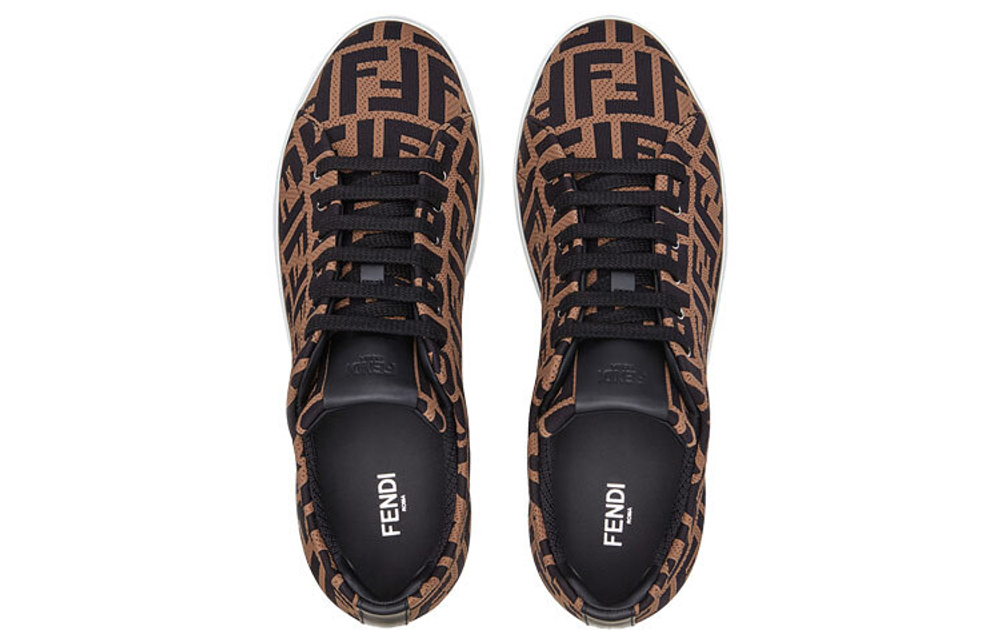 Кеды FENDI Fabric Flatforms, 7E1258A7MYF0R7R