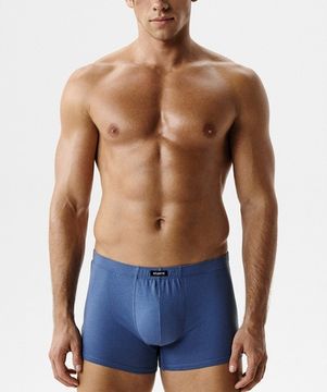 Трусы мужские боксеры (2шт), Atlantic 2RMH-007, хлопок, деним + темно-синий