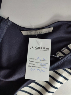 Платье Zara хлопковое стильное 42 размер