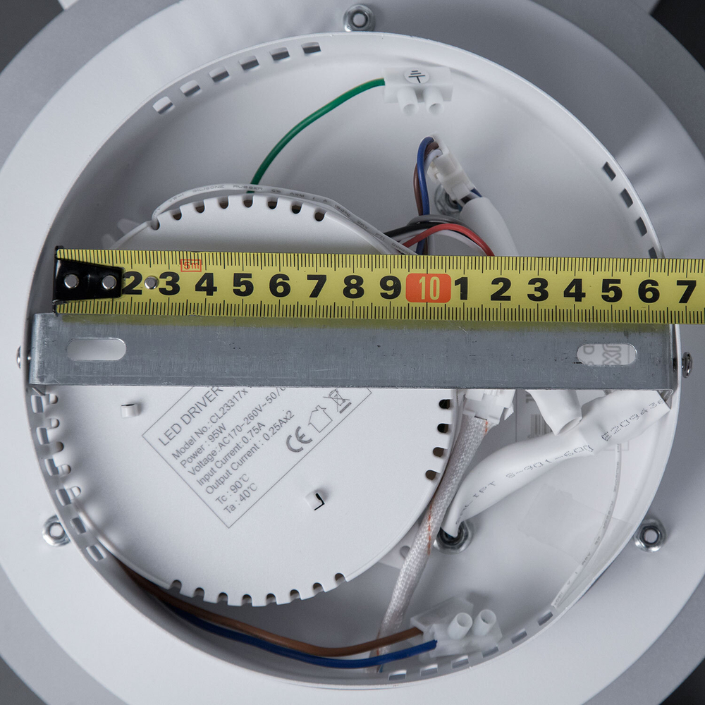 Citilux Сезар Смарт CL233A250E RGB Умная люстра Белая