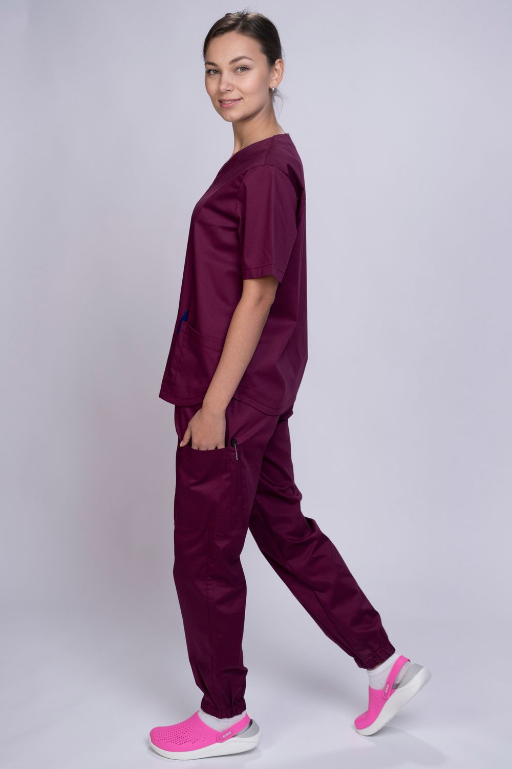 Топ женский MedicLine (Dark Magenta)