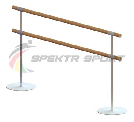 Переносной хореографический станок двухрядный Пируэт