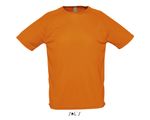 Футболка SPORTY, мужская, полиэстер 140. Оранжевый  M