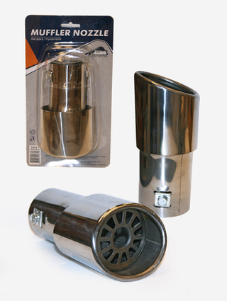 Насадка на глушитель нержавеющая сталь D=55мм Nova Bright 39421