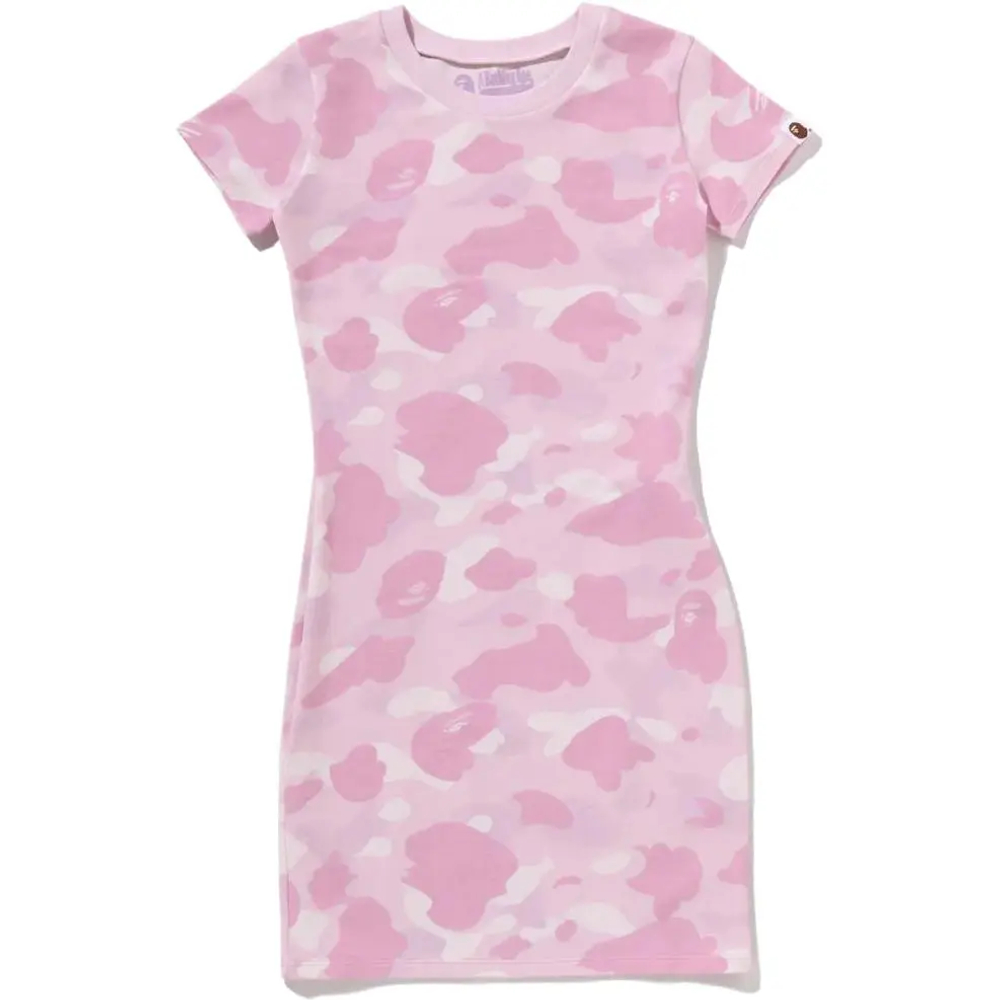 A Bathing Ape Bathing Ape Short Sleeved Dresses Camouflage Moderate Summer 0zxdsw301352q