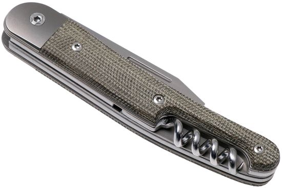 Складной нож Lion Steel "Jack" L/JK3 CVG c клинком из стали Böhler M390 Microclean®, рукоять микарта