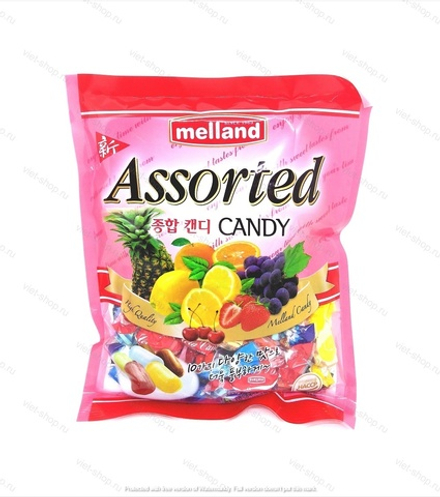 Карамель ассорти "New Assorted Candy", Melland, 300гр.