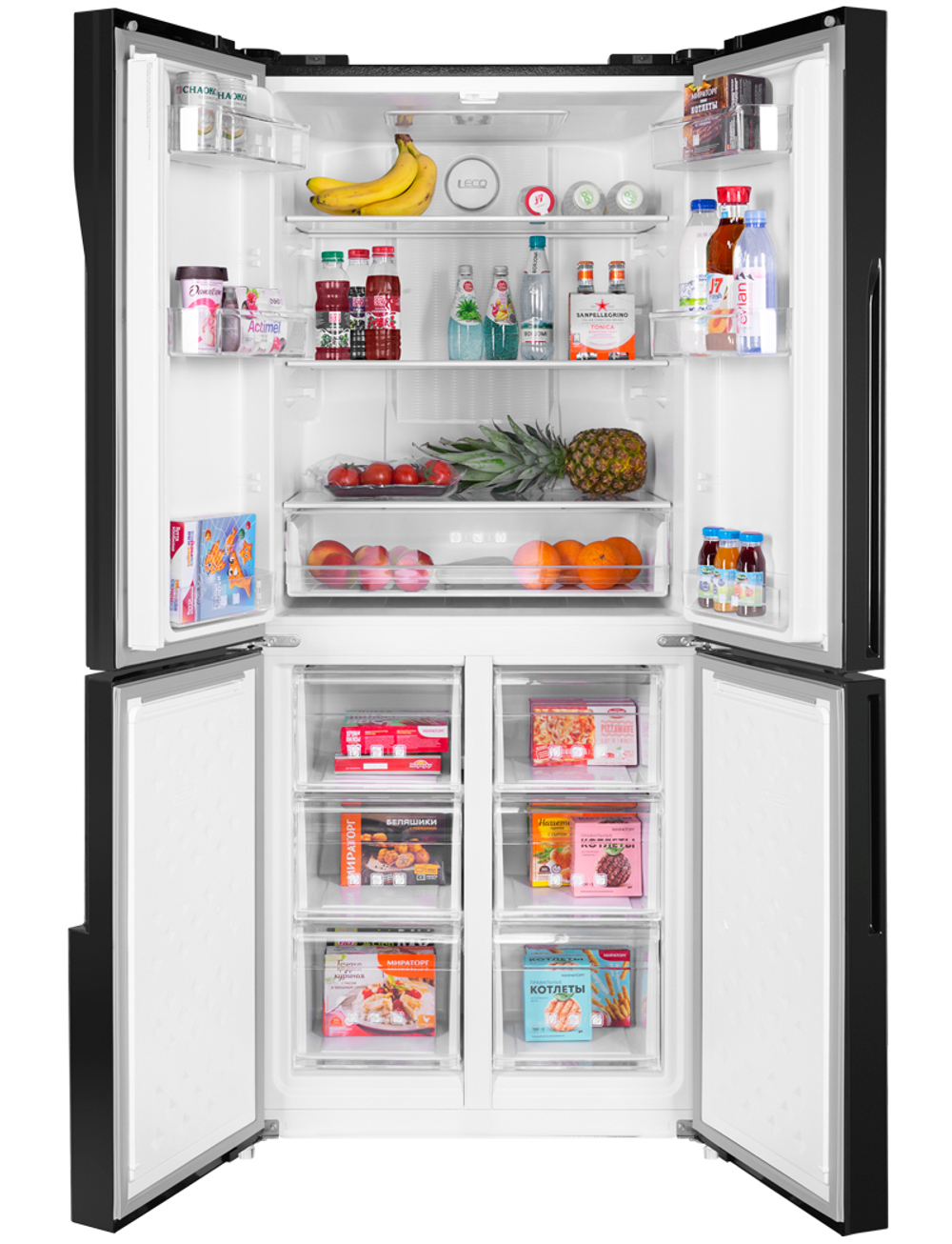 Холодильник c инвертором MAUNFELD MFF182NFBE фото 