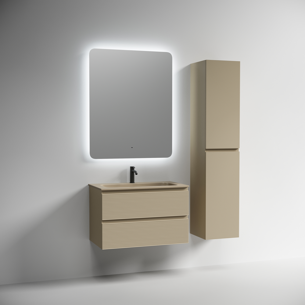 Тумба подвесная под раковину Sancos Folk, Капучино 790х445х500