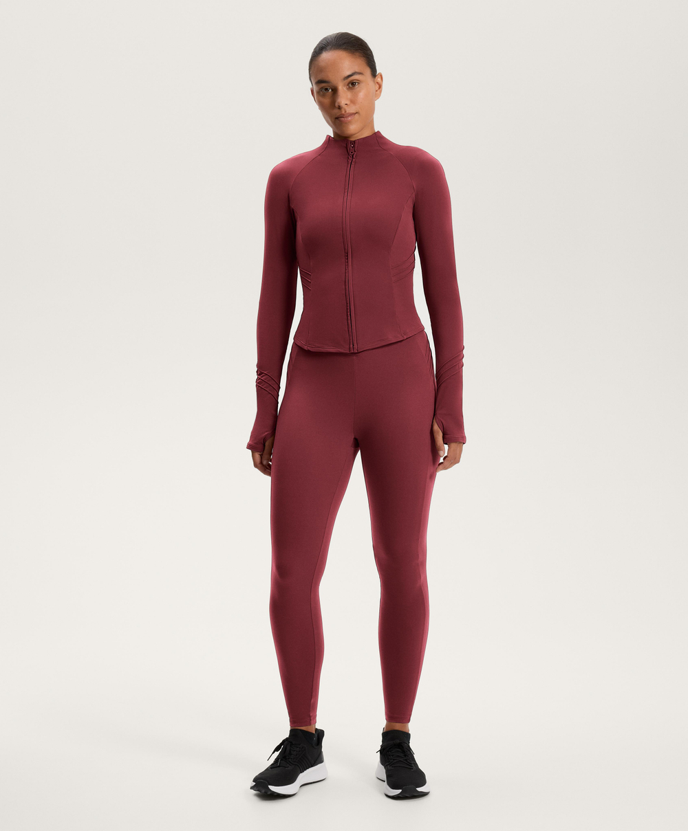 Oysho Легкая теплая куртка Nerve, сливовый