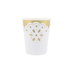 Стаканы "Белое кружево" 8 шт.