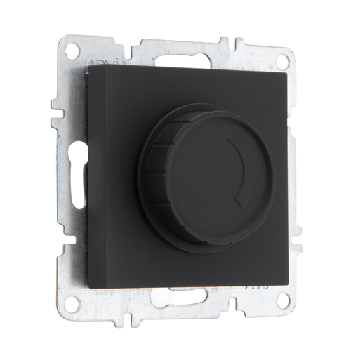 Диммер ARVIA Electric поворотного включения 5-300Вт для светодиодных ламп 230В, черный матовый софт 50205000241