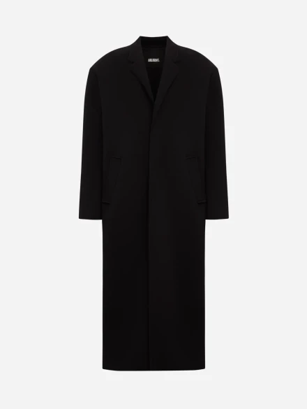 Пальто из канваса песочное