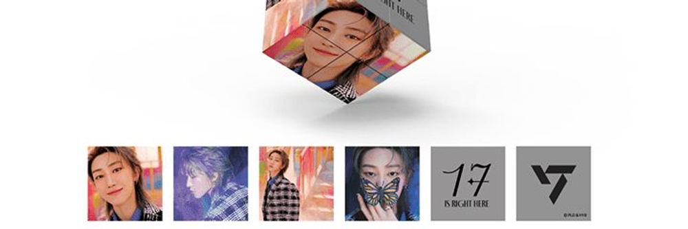 товары SEVENTEEN - 17 IS RIGHT HERE OFFICIAL MD MINI CUBE KEYRING SET