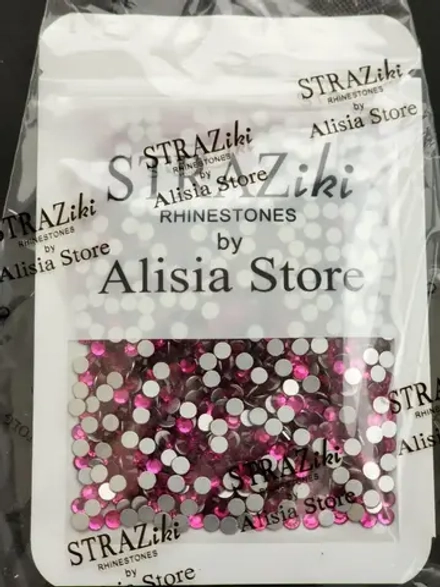 Стразы холодной фиксации стекло ss16 Fuchsia