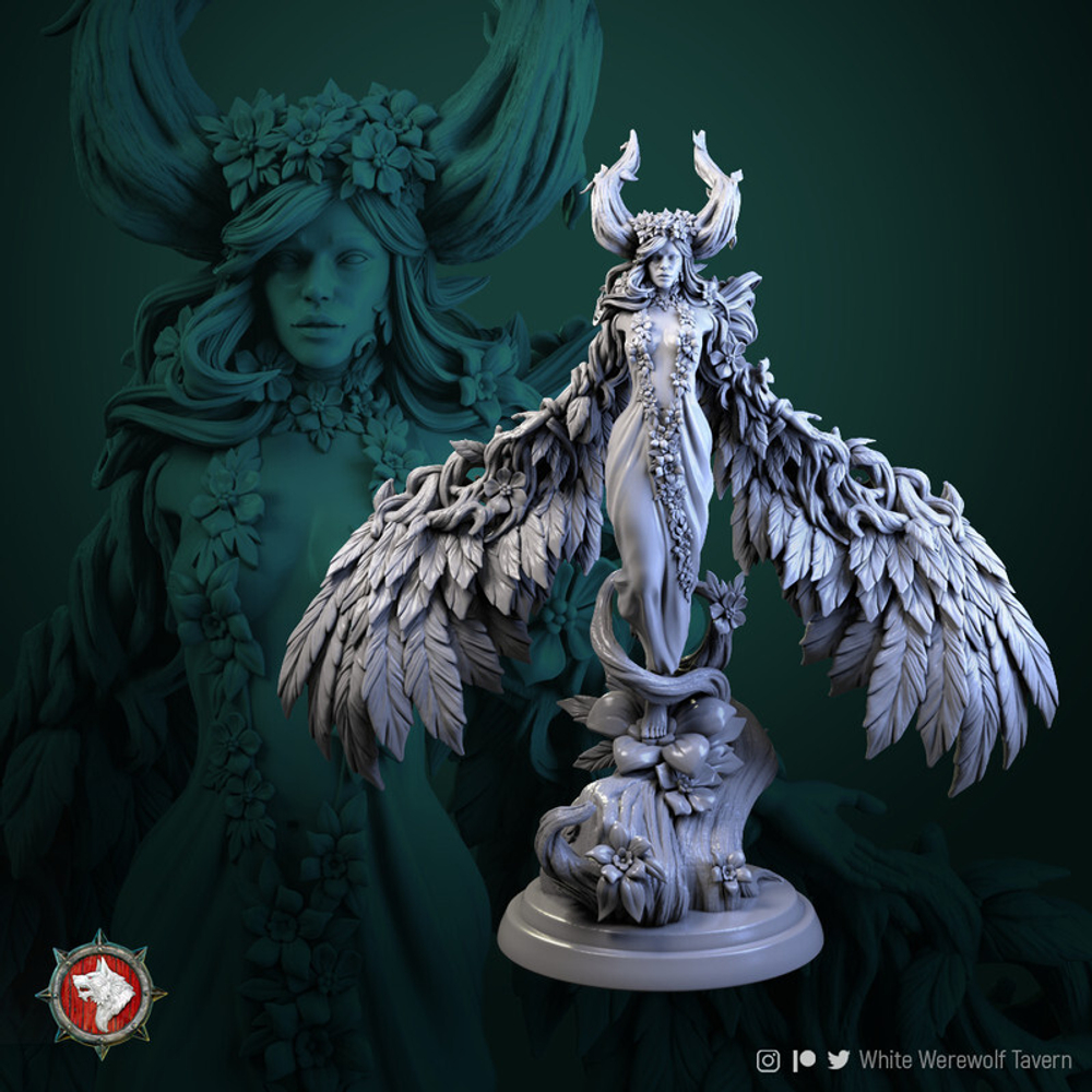 Дриада монстр миниатюра для dnd, днд, pathfinder, фентези, Настольная игра, НРИ, Варгейм, РПГ