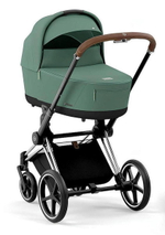 Коляска Cybex Priam IV Chrome Brown complete Cloud G Moon Black Plus Base G 4 в 1 Leaf Green