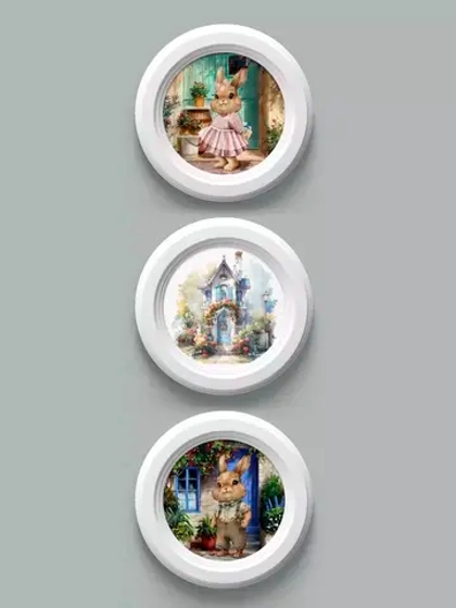 Картины на стену интерьерная на холсте 3 шт 17.5 см