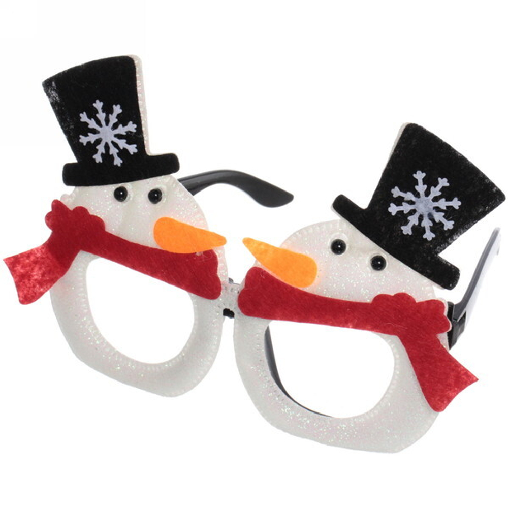 Очки карнавальные «Снеговичок»