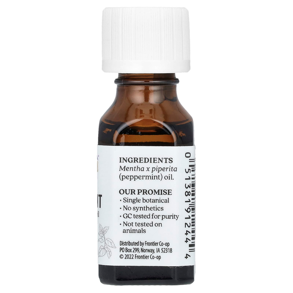 Aura Cacia, Чистое эфирное масло, сладкая перечная мята, 15 мл (0,5 жидк. унц.)