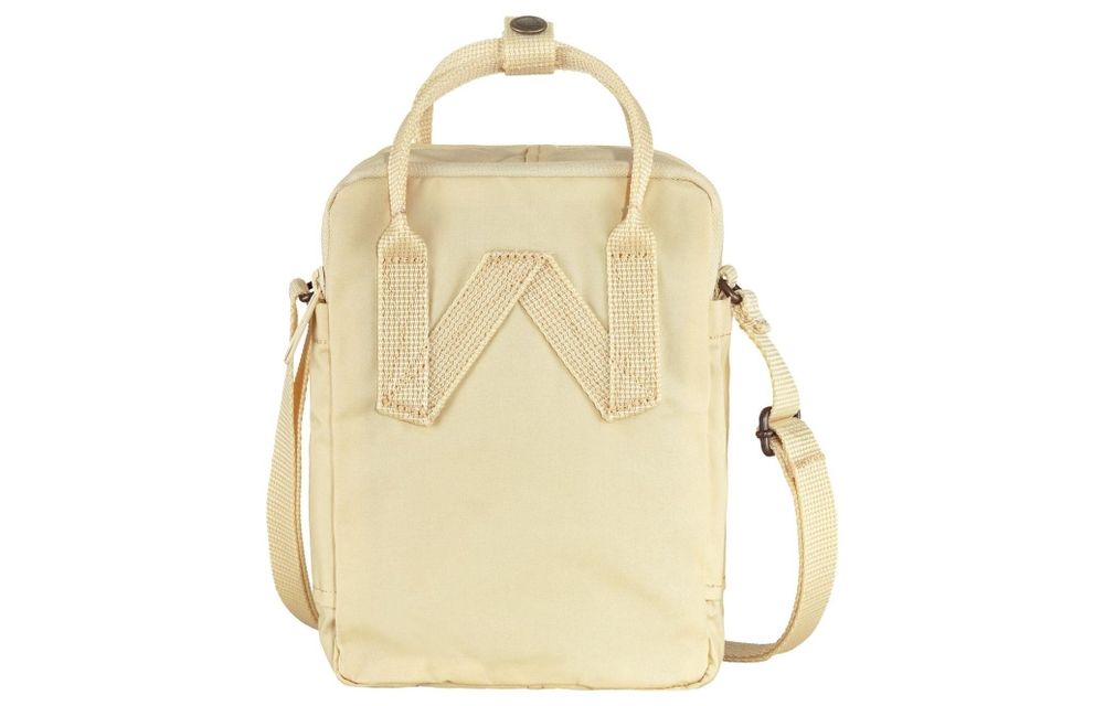 Fjallraven Kanken 2.5L Storage Bag, Portable Crossbody Bag, Shoulder Bag, Outdoor Bag Vinylon Eggshell White Unisex