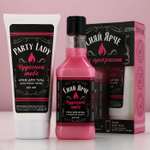 Подарочный набор косметики «Сияй ярче», гель для душа виски 250 мл и крем для тела 200 мл, Чистое счастье