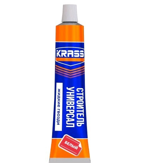 Клей жидкие гвозди  KRASS универс. белый 80мл  до -15 С