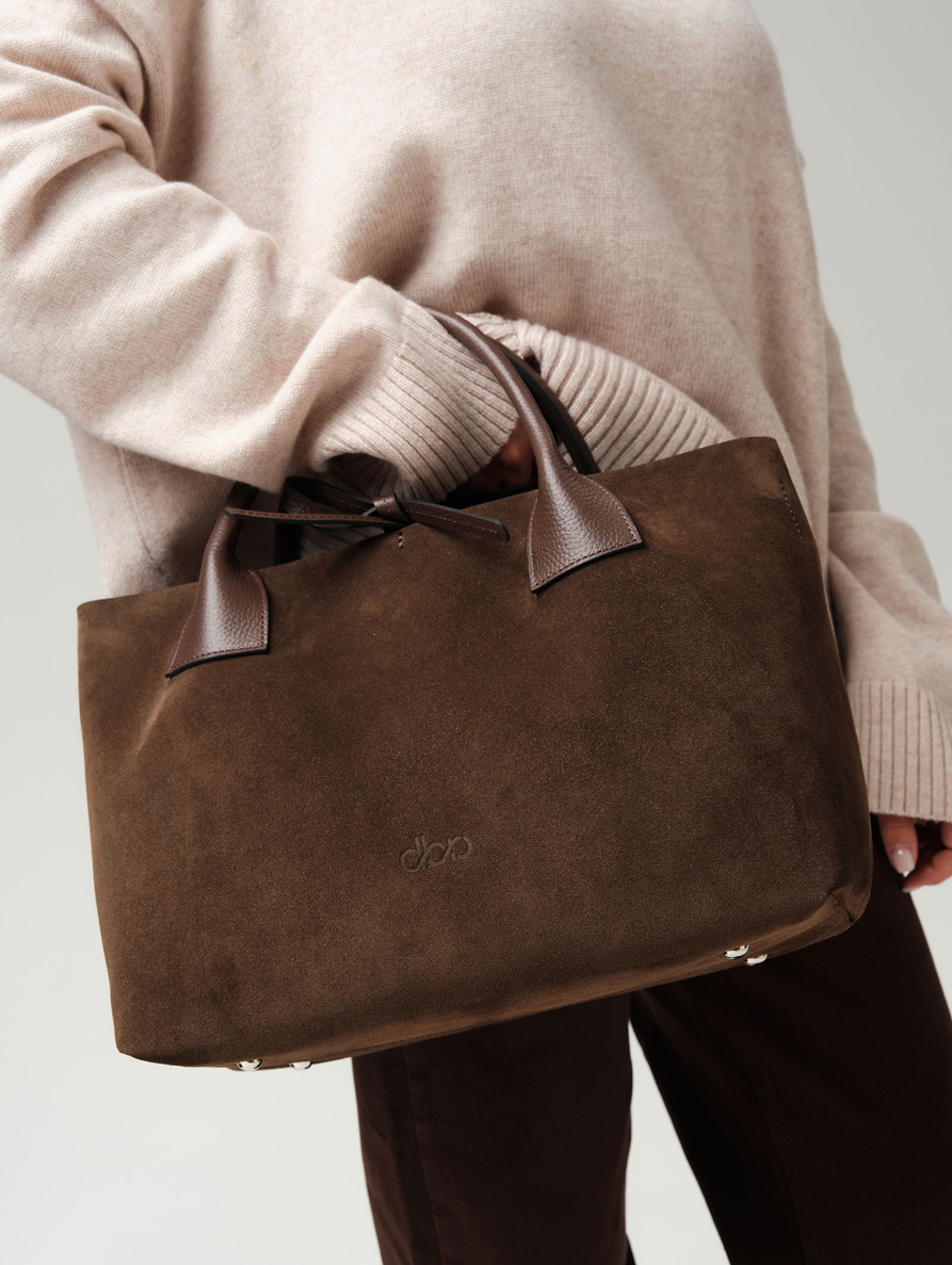 Замшевая сумка Iris DBR 31372 кофе