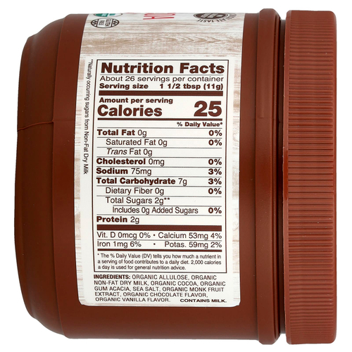 NOW Foods, Real Food, органическое горячее какао, 284 г (10 унций)