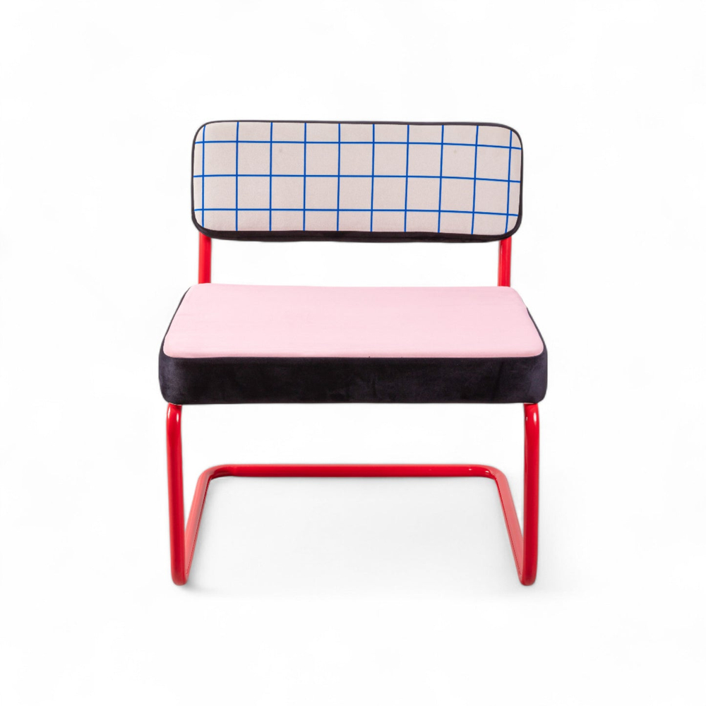 Стул Superlounge chair Blue Grid 16504