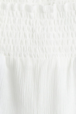 H&M Брюки со сборками на талии, белый