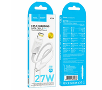 Кабель Lightning -TypeC HOCO X114 PD 27W (белый) 1м