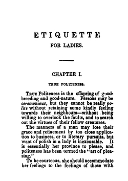 Etiquette for ladies microform | Нет автора