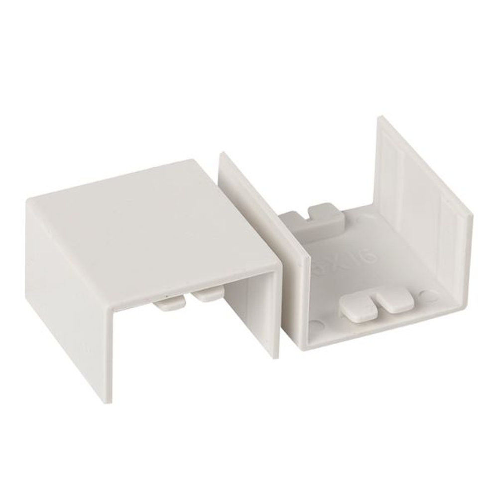 Соединитель (25x16) (4 шт) белый EKF-Plast