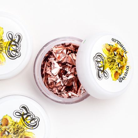 Zoo Фольга поталь № 1554 розовое золото, 14х14см